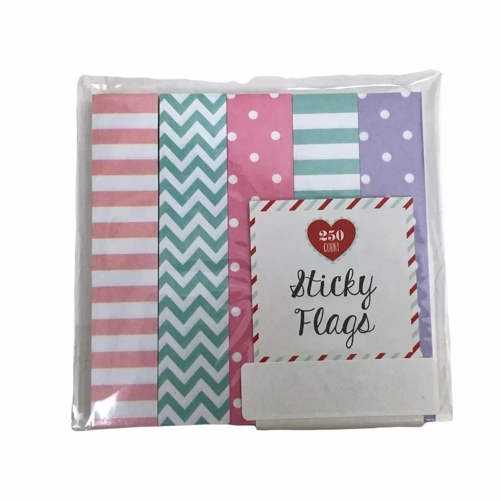 Valentine’s Planner Kit Stationery Set List Pad Sticky Notes Page Flags Gel Pens